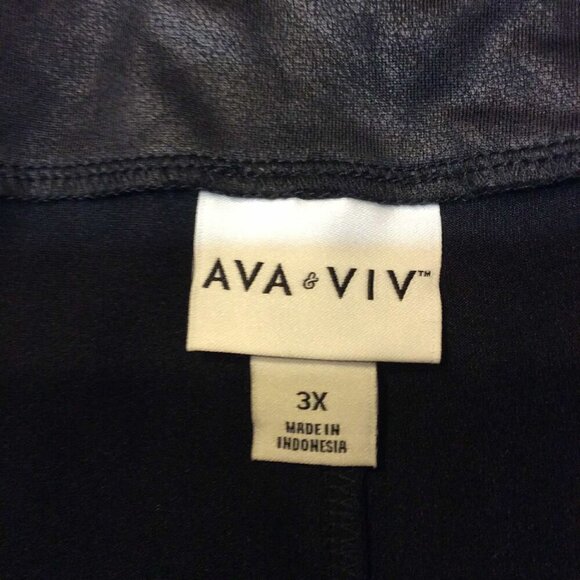 Ava and Viv 3X Black Women Short sku2 - Picture 7 of 7